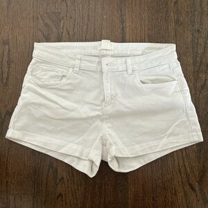 H&M White Denim Shorts